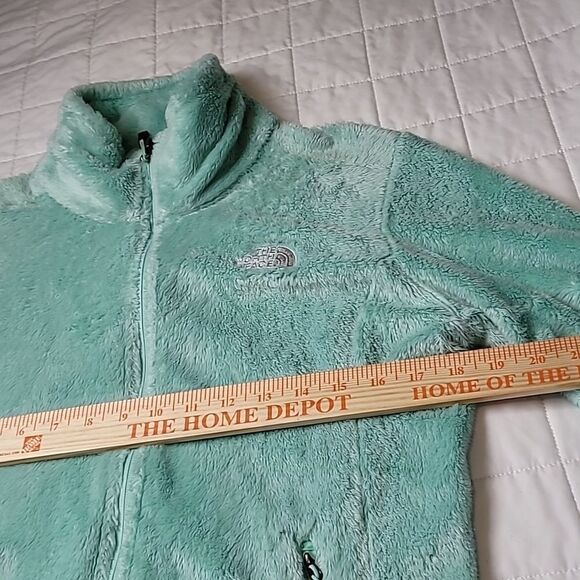The North Face Soft Fuzzy Fleece Zip Up Jacket Womens Size Small (C1005) - Picture 9 of 10